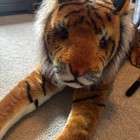 Melissa And Doug Giant Tiger - Lifelike Stuffed Animal  Over 5 Feet Long Tail 