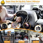 Baby Car Camera Hd 1080p - Rear-facing Car Baby Monitor With Night Vision  Adjus