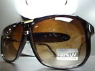 Men s Women Classic Retro 80 s Vintage Retro Style Sunglasses Shades Honey Lens