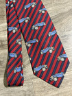 Polo By Ralph Lauren Vintage Silk Necktie Boy Youth Car Multicolor Stripe 3 X 50