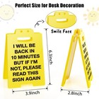 Mbl Funny Office Desk Sign - Out To Lunch Be Right Back In Minutes  Gag Fun G   