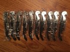 Wholesale Lot-  10 Multi Purpose Double Hinged Wine Keys  Bottle Opener -black