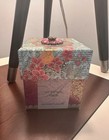 Punch Studio Autumn Dew Scented Candle Jeweled Keepsake Box Botanical Floral New