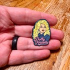 Dolly Parton Enamel Pin     Dolly Forever Glitter Country Music Pin