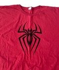 Spiderman Turn Off The Dark Musical Broadway Rare Dbl Sided Red T-shirt Men 2xl