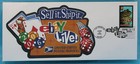 2 Ebay Live 1st Day Cover Envelopes 2006 Las Vegas - Oroville Dam Largest Frog
