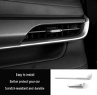 Highlander 2020-2025 Interior Center Console Dash Cover Trims Silver Abs 2pc