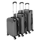 New 3 Pieces Travel Luggage Set Bag Abs Trolley Carry On Suitcase Tsa Lock