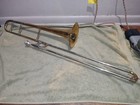 Getzen Trombone Cith Case   11c Mouthpiece In Good Condition Slides Free