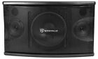 Pair Rockville Kps80 8  800w Speakers W wall Brackets For Restaurant bar cafe