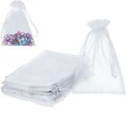 100pcs Sheer Organza Wedding Party Favor Gift Candy Bags Jewelry Pouches 4x5  Us
