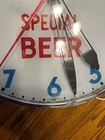 Vintage 1950s Made In Usa Fort Pitt Special Beer Advertising Clock Lighted Works