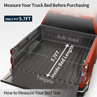 5 7ft 3-fold Hard Tonneau Cover For 2009-2025 Ram 1500 Truck Bed Waterproof