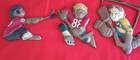 Vintage Sexton Hockey Players metal Hanging Wall Art 1973
