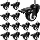 M8 Caster Wheels Set Of 2-inch Swivel Heavy Duty Casters With 2 Inch  m8  15mm 12