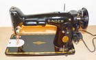 Singer 201 Sewing Machine Excellent W  Accessories Vintage 1950 201-2