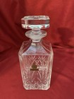 Oneida Capri Collection 24  Lead Crystal Decanter Italy Nwob