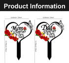 Grave Decorations For Cemetery  Cemetery Decorations For Grave Mom   dad memorial