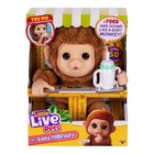 Cuddly Interactive Baby Monkey Toy With Bottle - 50  Sounds   Reactions  4  Kids