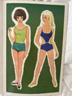 Saalfield Shamrock Paper Dolls Book Vintage Usa Uncut Writing On Cover-see Pic