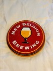 Vintage New Belgium Brewing Beer Serving Tray Metal Rare Fat Tire Fort Collins
