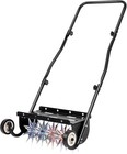 18-inch Push Spike Aerator  Heavy Duty Rolling Lawn Aerator  Rotary Spike Law   