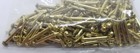 100 Count Solid Brass 16 Gauge 1 2  Long Escutcheon Pins Brad Nails Small New