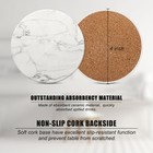 Best Ceramic Coaster Set Of 8  4 Inch Drink Coasters With Holder  Absorbent For