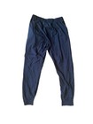 Champion Men s L Blue Solid Jogger Pants Drawstring Closure Regular Fit