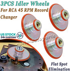 Replacement Idler Wheels Kit For Rca Victor Rp168 Rp190 45rpm Record Player