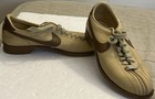 Vintage 80s 1984 Nike Bowling Shoes Mens 11 Tan Brown Leather 840608sn