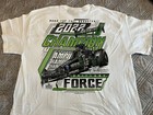 Nhra Drag Racing Offical Monster Energy B Force Champ  T Shirt Wht  Size Large