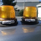 Two Whelen L41  Led Beacon - Sae Class 1 -   amber  Magnetic  Portable  Lights