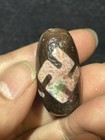 Energy Tibetan Old Agate Cinnabar Dots Zodiac Horse Wanzi Swastica Dzi Bead