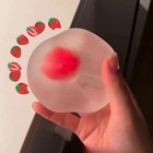 Strawberry Mochi Squishy Toy Slow Rising Stress Relief Fidget Gift