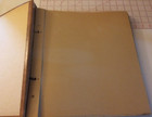 Vintage Photo Scrapbook unused Plain Tan Pages 12    X 12      50  Pages brown Tan