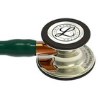 3m Littmann   Cardiology Iv Stethoscope Hunter Green Tube Orange Stem 6206 New