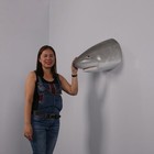 Great White Shark Head Wall Decor Statue Resin Aquatic Theme Display Prop Decor