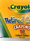 Crayola Retired Colors Crayons 12 Limited Edition Used