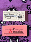 Genuine Adult  Old Vintage Disneyland  Ticket Book A-e - Disney June 1974