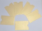 Gift credit hotel Keycard Sleeve Blonde Metallic Color  10 Sleeves 