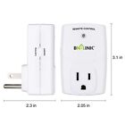 Bn-link Indoor Wireless Remote Control Outlet Plug In With 2 Remotes  5 Sockets