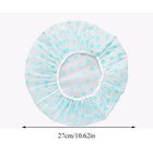 5pcs Waterproof Shower Cap Thicken Elastic Bath Hat Bathing Cap Hair Salon