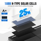 100w 200w 400w 1000w Watt Solar Panel Mono 12v N-type Charger Rv Home Off-grid