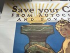 Original Ww1 1918 Save Your Child From Autocracy Poster World War One 30x40