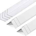 10 Pcs Wall Corner Protector Guards  Vinyl 1-1 8 X 48 Inches Corner Trim Mold   