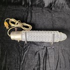 Vtg Art Deco Glass Bullet Torpedo Skyscraper Headboard Bed Light Lamp Works