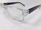 New Success Ss-124 Crystal   Black Eyeglasses 60mm For The Stylish Large Man