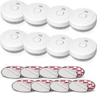 Ecoey Fire Sentry Small Smoke Detector Alarm Runs On 9 Volt Battery From Gitway