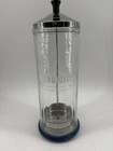Vintage Barbicide Jar Barber Salon Disinfectant Jar W lift Tray Rubber Bumper
